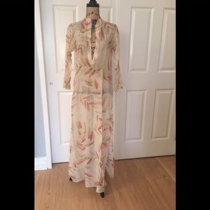 Beach cover up cotton voile tunic Nimo with love